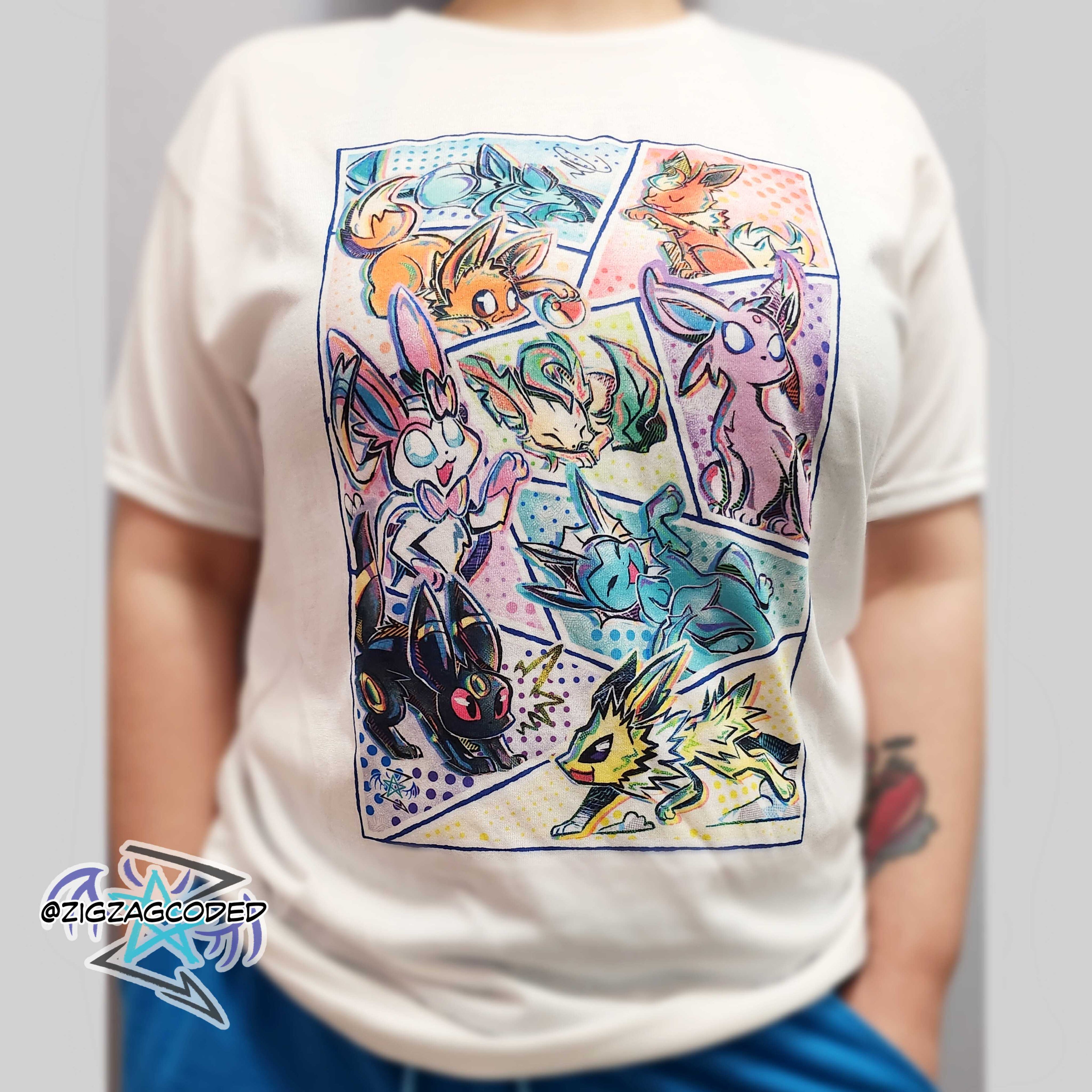 Elemental Vee Foxes T Shirt