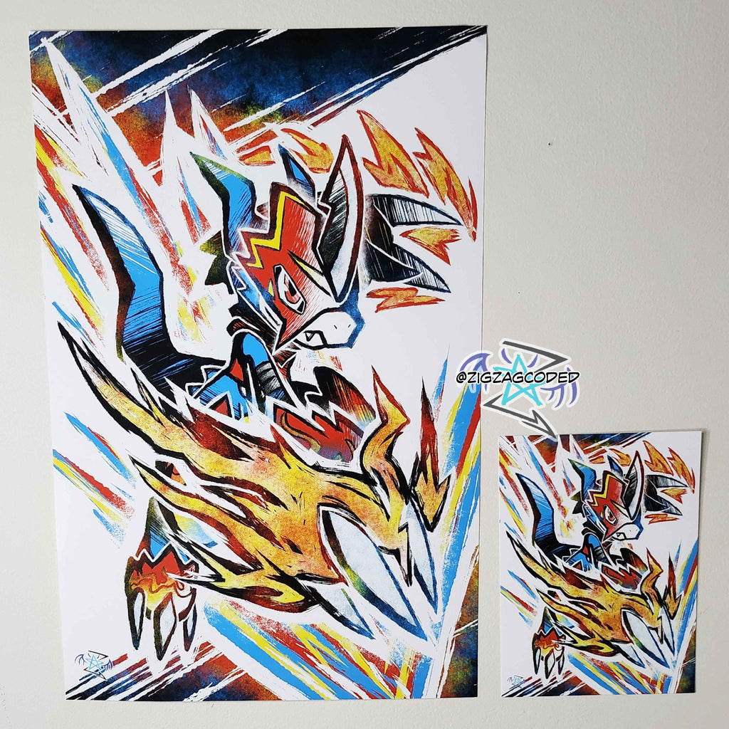Flame Victory Art Print