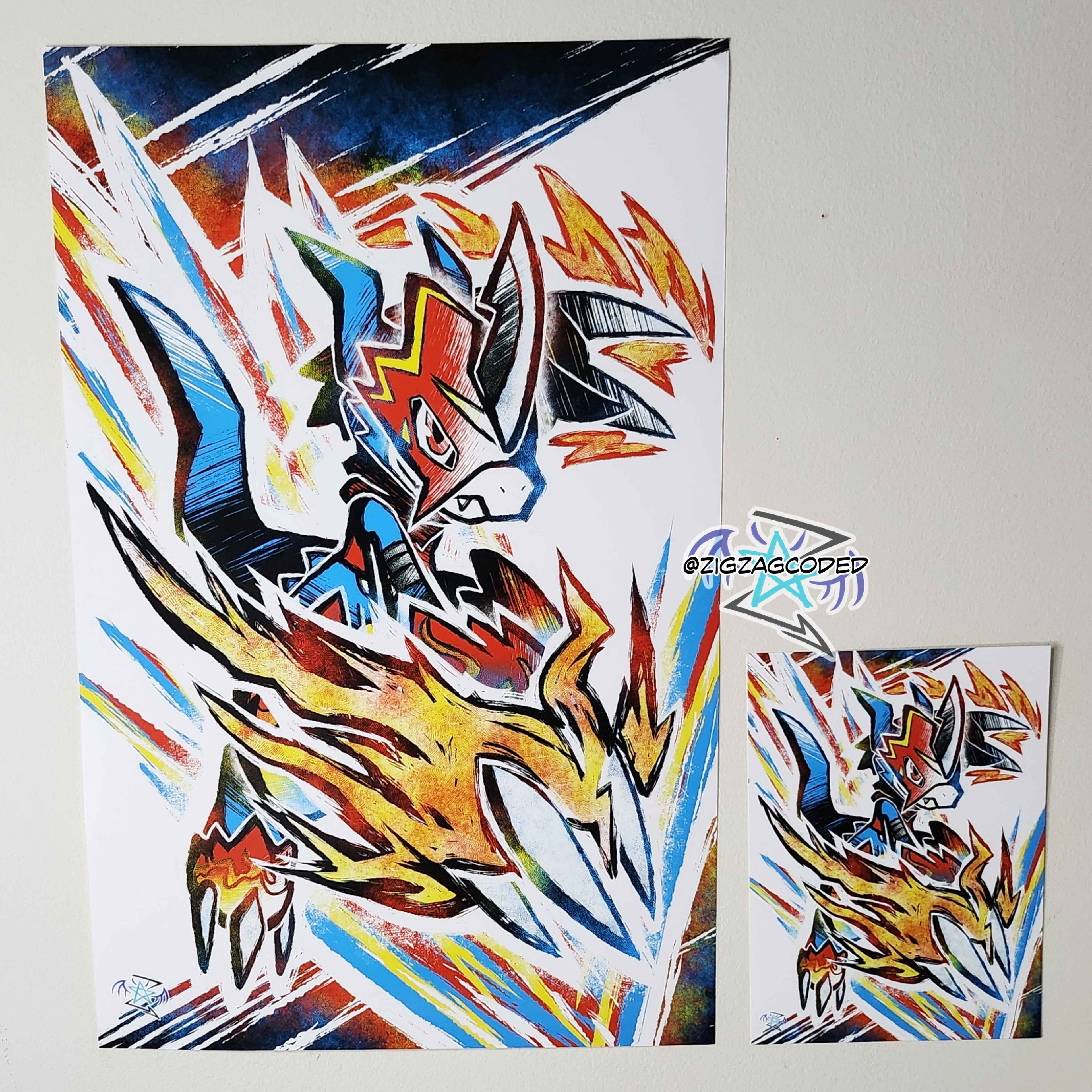 Flame Victory Art Print