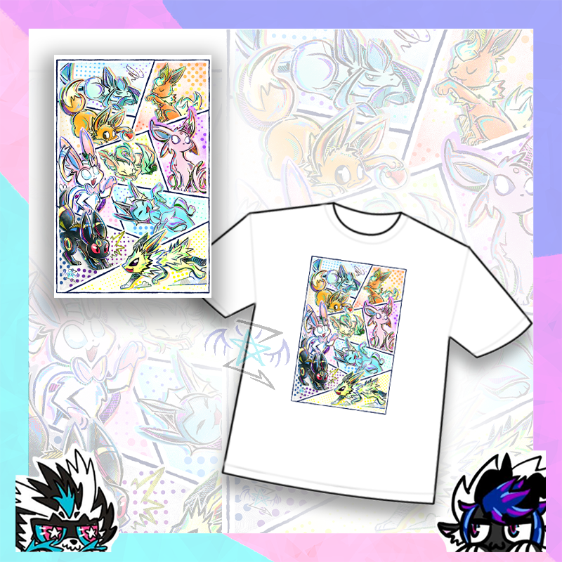 Elemental Vee Foxes T Shirt