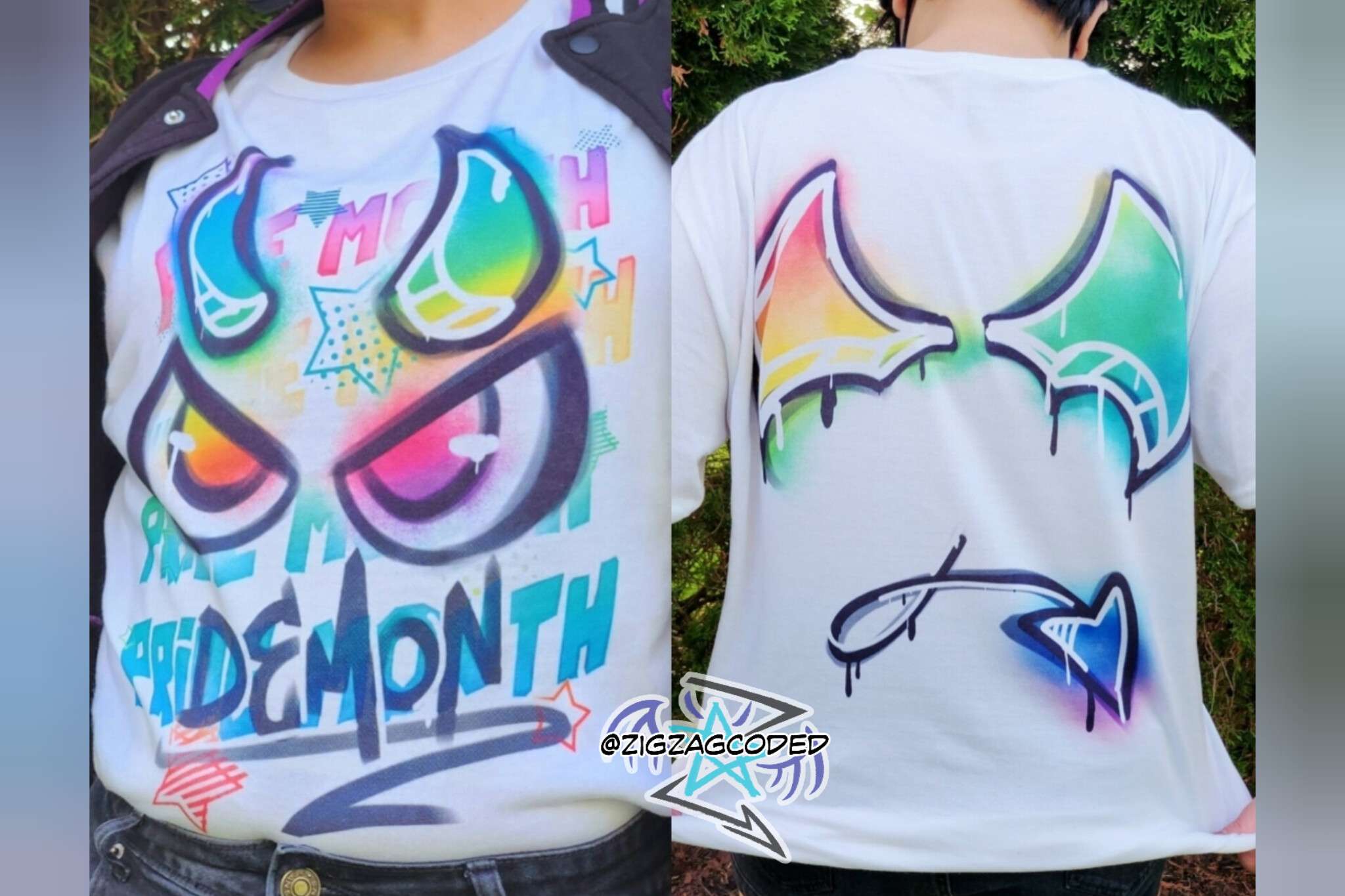 Queer PriDEMONth T shirt [WIP LISTING]